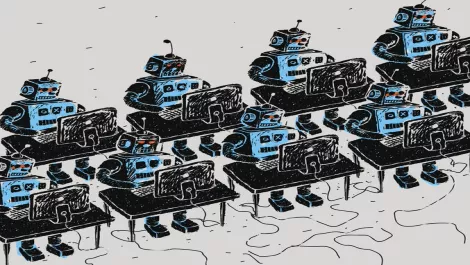 Robots VS. humans: Do businesses need robotics processing automation?